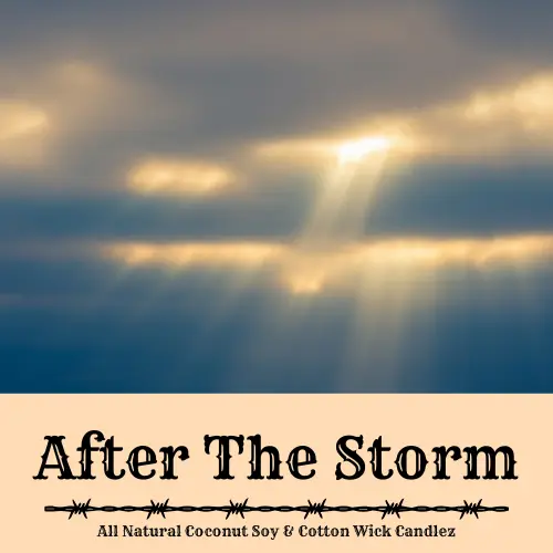 After the Storm - Amber Straight Jar 